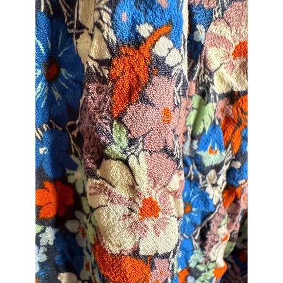 Floral Long Sleeve Midi Dress Women's Size XXL - Picture 6 of 13